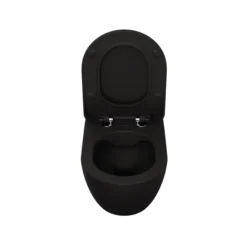 FE322 Free Rim-off Hänge WC Mattschwarz – Bild 3