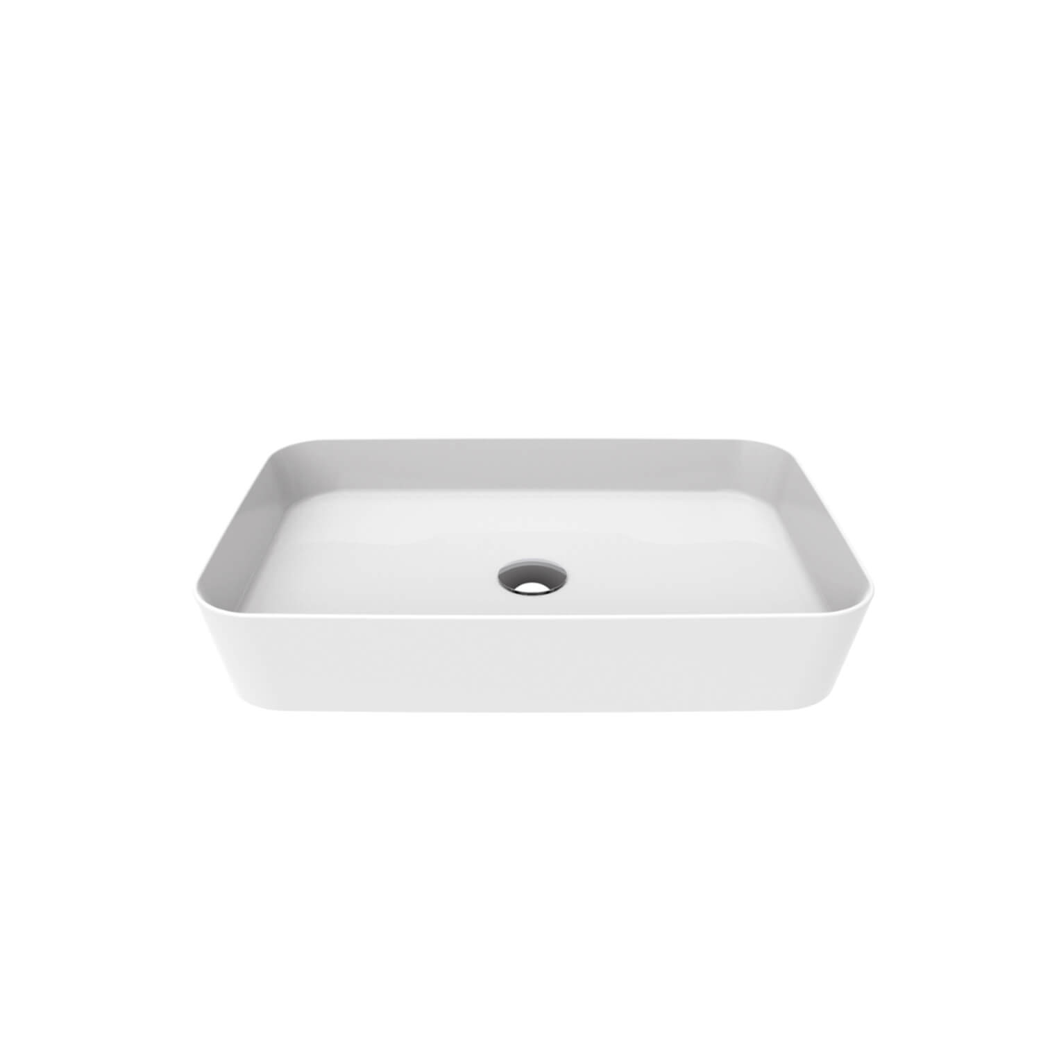 LP060-00CB00E Loop Rechteck Waschbecken Weiss 40x60cm