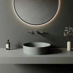 LP145-00CG00E Loop Runden Waschbecken Coolgrau Ø45cm – Bild 4