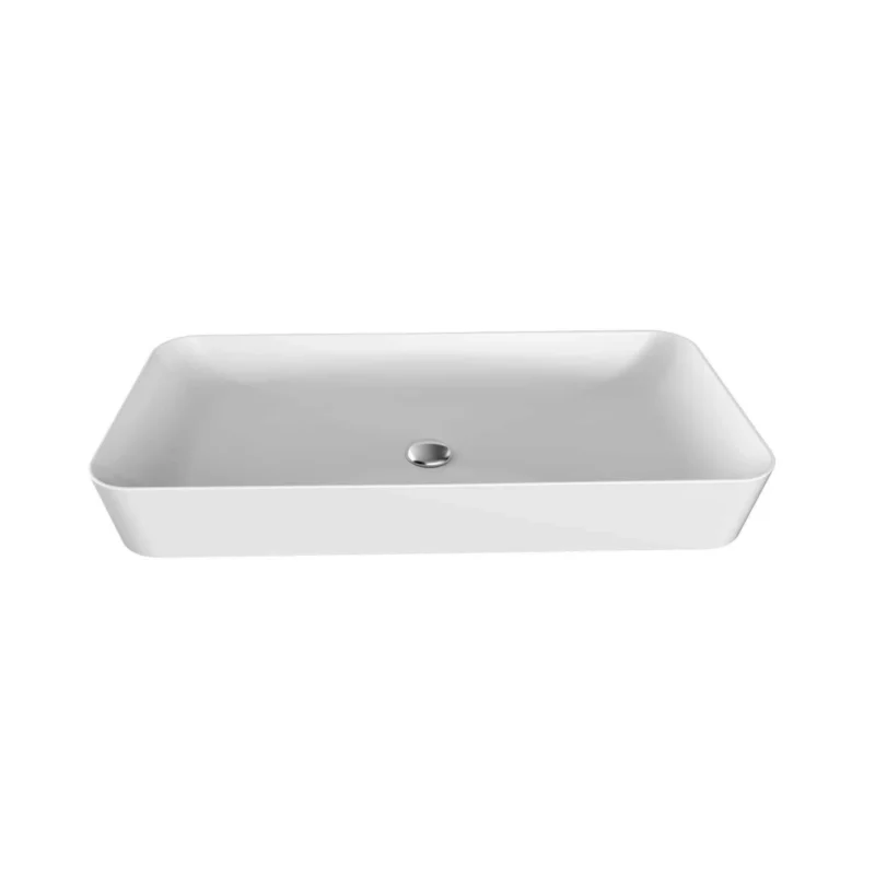UL080-00CB00E Ultra Rechteck Waschbecken Weiss 40x80cm