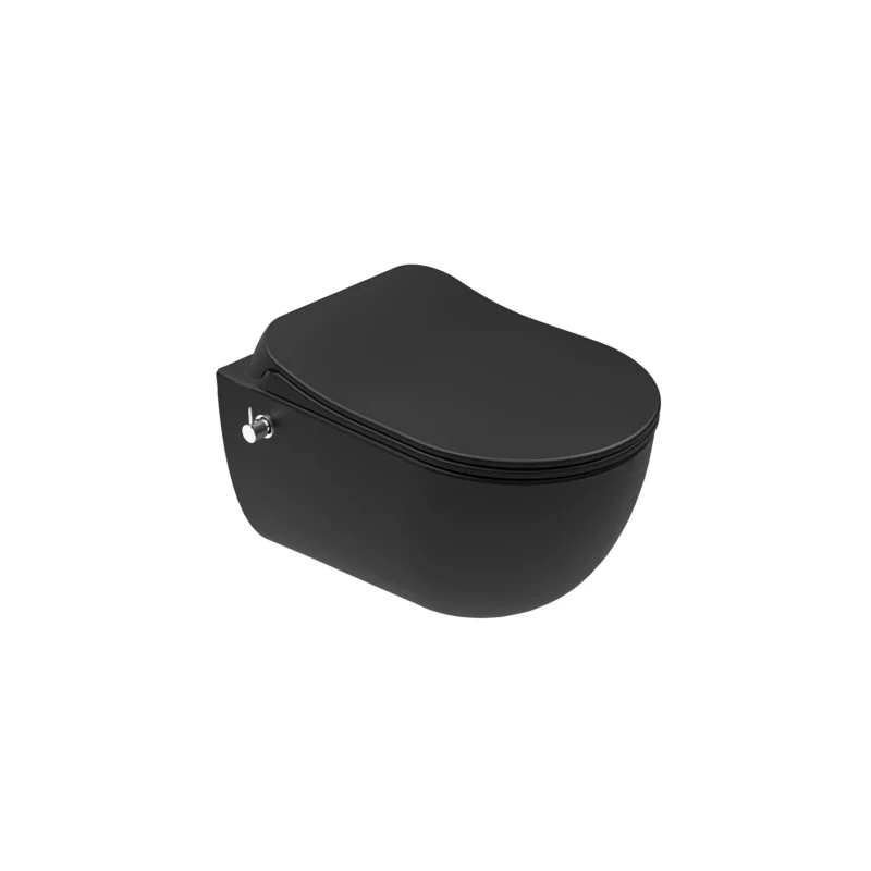 Zero 2.0 Smart Hänge WC (H/C Anker) Bidet Set Schwarz