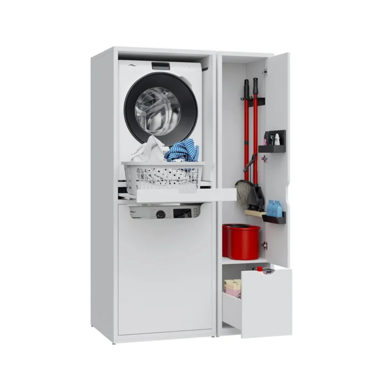 Waschmaschine Trockner Schrank (Reinigungsmaterialschrank) mb2200-01 von Creavit